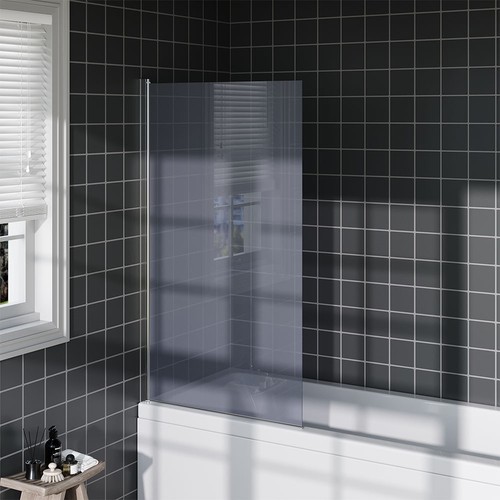 1400mm tall bath screen pivot - bath,