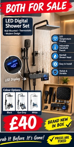 Thermostatic digital shower - thermostatic,