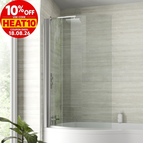 Curved bath shower screen - shower,