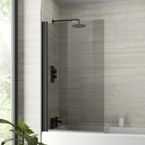 Over bath shower screen door - over,
