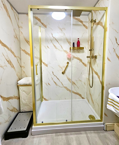 Corner shower enclosure 1200 - shower,
