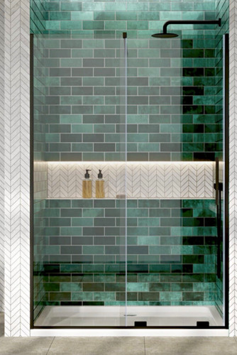 Framless sliding shower - shower, door