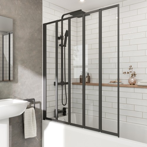 Panel folding bath shower - panel,