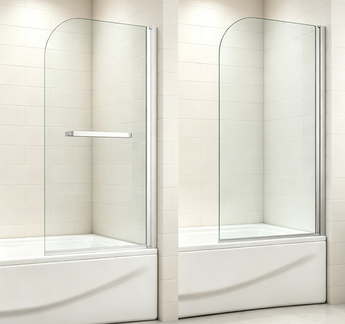 Aica 800x1400mm curved bath - 800x1400mm,