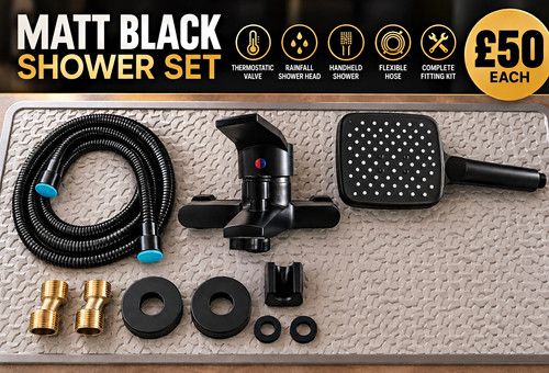 Thermostatic matt black - thermostatic,