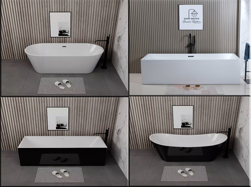 Freestanding double ended bath - ended,