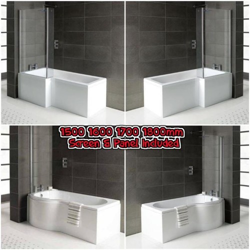 Shaped shape bath tubs - l, p