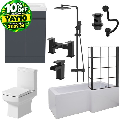 Complete bathroom suite 1700 - complete, l