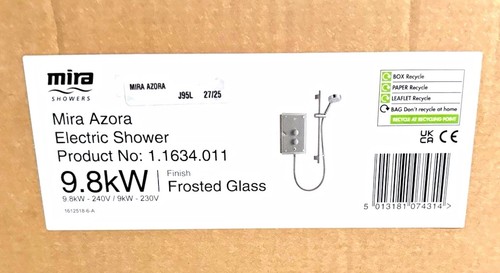 Mira azora 8kw - 9.8kw, frosted