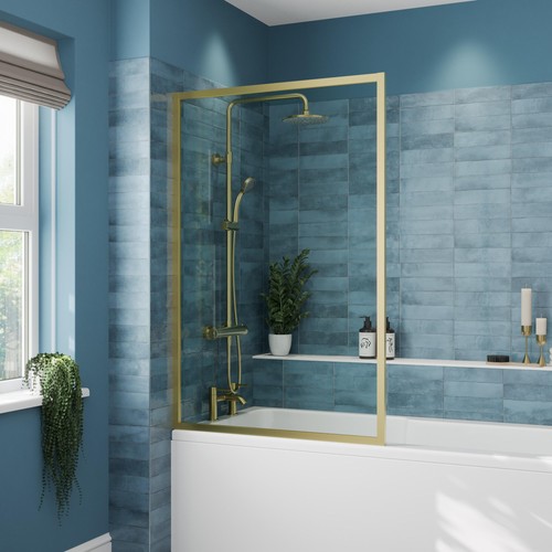 Square framed bath - bath, shower