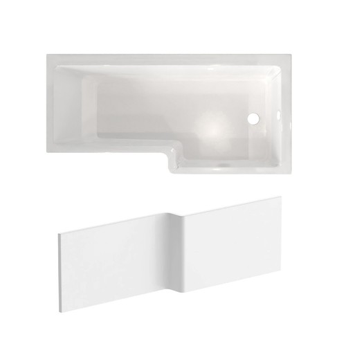 Shaped 1800mm shower - l,