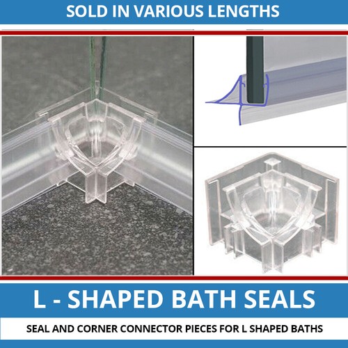 Shape shower bath screen - l,