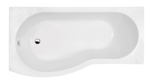 1700 shaped shower - b, l/h